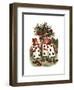 Painting Roses Alice in Wonderland by John Tenniel-Piddix-Framed Art Print