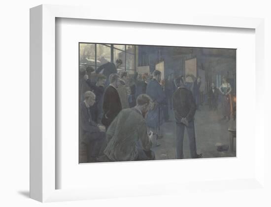 Painting School-Hans Baluschek-Framed Premium Giclee Print