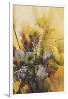 Painting Showing Bouquet of Beautiful Flowers-Tithi Luadthong-Framed Art Print