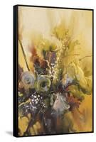 Painting Showing Bouquet of Beautiful Flowers-Tithi Luadthong-Framed Stretched Canvas