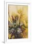 Painting Showing Bouquet of Beautiful Flowers-Tithi Luadthong-Framed Art Print