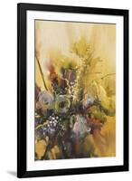 Painting Showing Bouquet of Beautiful Flowers-Tithi Luadthong-Framed Art Print