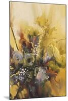 Painting Showing Bouquet of Beautiful Flowers-Tithi Luadthong-Mounted Art Print