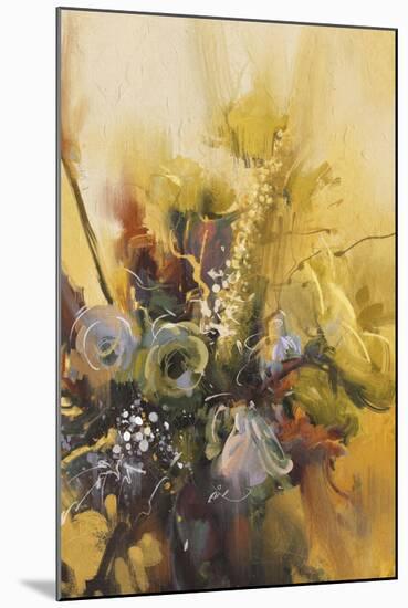 Painting Showing Bouquet of Beautiful Flowers-Tithi Luadthong-Mounted Art Print