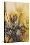 Painting Showing Bouquet of Beautiful Flowers-Tithi Luadthong-Stretched Canvas