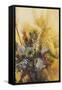 Painting Showing Bouquet of Beautiful Flowers-Tithi Luadthong-Framed Stretched Canvas