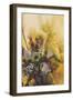 Painting Showing Bouquet of Beautiful Flowers-Tithi Luadthong-Framed Art Print