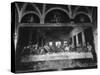 Painting "The Last Supper" by Artist Leonardo Da Vinci-Carl Mydans-Stretched Canvas