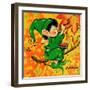 Painting the Leaves - Jack & Jill-Ruth Bendel-Framed Giclee Print