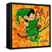 Painting the Leaves - Jack & Jill-Ruth Bendel-Framed Stretched Canvas