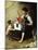 Painting the Little House-Norman Rockwell-Mounted Giclee Print