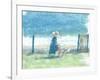 Painting the Sea-Lincoln Seligman-Framed Giclee Print