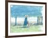 Painting the Sea-Lincoln Seligman-Framed Giclee Print