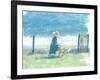 Painting the Sea-Lincoln Seligman-Framed Giclee Print