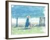 Painting the Sea-Lincoln Seligman-Framed Giclee Print