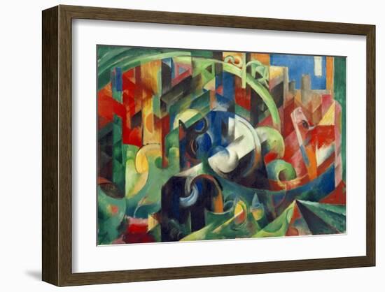 Painting with Cows I-Franz Marc-Framed Giclee Print