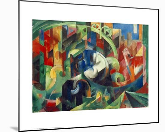 Painting with Cows I-Franz Marc-Mounted Giclee Print