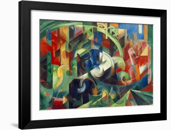 Painting with Cows I-Franz Marc-Framed Giclee Print