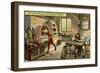 Painting with Enamels in the 17th Century-null-Framed Giclee Print