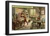 Painting with Enamels in the 17th Century-null-Framed Giclee Print