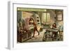 Painting with Enamels in the 17th Century-null-Framed Giclee Print