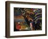Painting with Houses, 1909-Wassily Kandinsky-Framed Art Print