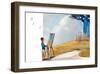 Painting with Meerkats-Nancy Tillman-Framed Premium Giclee Print