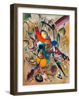 Painting with Points, 1919-Wassily Kandinsky-Framed Giclee Print