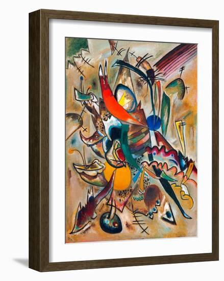 Painting with Points, 1919-Wassily Kandinsky-Framed Giclee Print