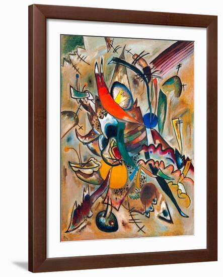 Painting with Points, 1919-Wassily Kandinsky-Framed Giclee Print