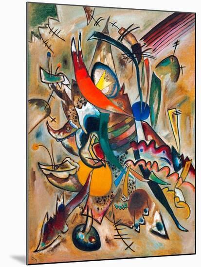 Painting with Points, 1919-Wassily Kandinsky-Mounted Giclee Print