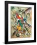 Painting with Spikes, Composition No. 2, 1919-Wassily Kandinsky-Framed Giclee Print