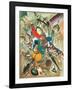 Painting with Spikes, Composition No. 2, 1919-Wassily Kandinsky-Framed Giclee Print