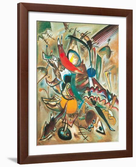 Painting with Spikes, Composition No. 2, 1919-Wassily Kandinsky-Framed Giclee Print