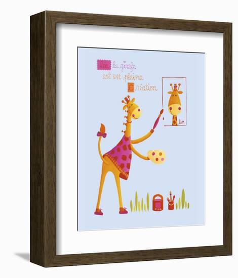 Painting Worshop-Ibrahima-Framed Art Print