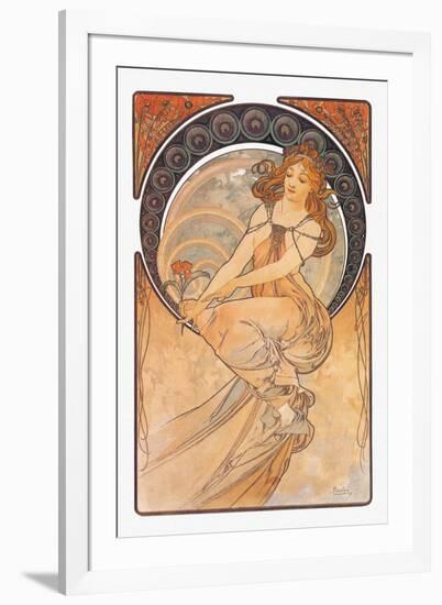 Painting-Alphonse Mucha-Framed Art Print