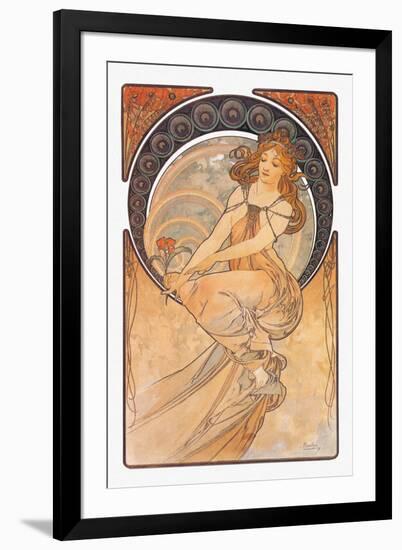 Painting-Alphonse Mucha-Framed Art Print