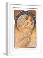 Painting-Alphonse Mucha-Framed Art Print