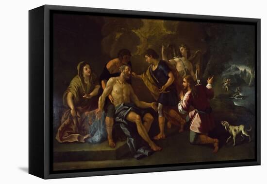 Painting-Luca Giordano-Framed Stretched Canvas