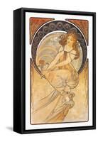 Painting-Alphonse Mucha-Framed Stretched Canvas