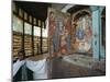 Paintings and Interior in the Ura Kedane Meheriet Christian Church, Lake Tana, Ethiopia-Bruno Barbier-Mounted Photographic Print