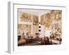 Paintings by Jaya Rastogi Wheaton, in Artist's House in Jaipur, India-John Henry Claude Wilson-Framed Photographic Print