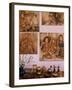 Paintings by Jaya Rastogi Wheaton, in Artists House in Jaipur, Rajasthan State, India-John Henry Claude Wilson-Framed Photographic Print