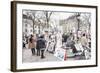 Paintings for Sale in the Place Du Tertre, Montmartre, Paris, Ile De France, France, Europe-Markus Lange-Framed Photographic Print