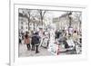 Paintings for Sale in the Place Du Tertre, Montmartre, Paris, Ile De France, France, Europe-Markus Lange-Framed Photographic Print