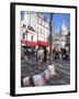 Paintings for Sale in the Place Du Tertre with Sacre Coeur Basilica in Distance, Montmartre, Paris,-Martin Child-Framed Photographic Print