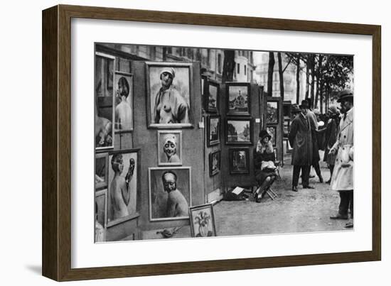 Paintings for Sale, Paris, 1931-Ernest Flammarion-Framed Giclee Print