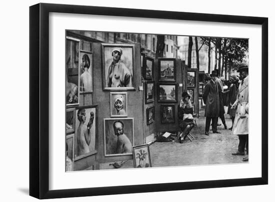 Paintings for Sale, Paris, 1931-Ernest Flammarion-Framed Giclee Print