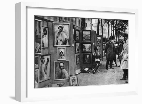 Paintings for Sale, Paris, 1931-Ernest Flammarion-Framed Giclee Print