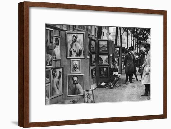 Paintings for Sale, Paris, 1931-Ernest Flammarion-Framed Giclee Print